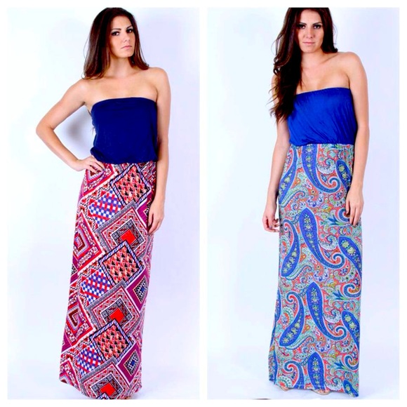 New Aztec & Paisley Maxi Dresses - Picture 1 of 1